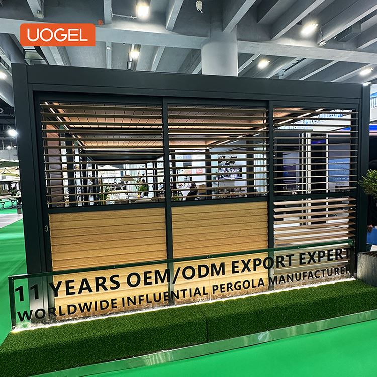 Pergola Aluminium Sliding Shutters